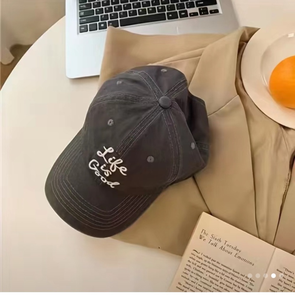 NWT Life is Good GRAY versatile baseball hat for Men/women Have 2 in stock - Picture 3 of 9